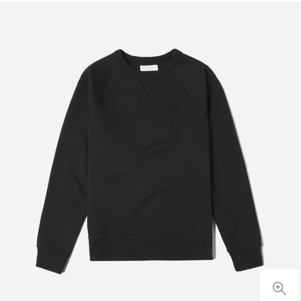 Everlane- French Terry Crew Sweatshirt- S- Unisex
